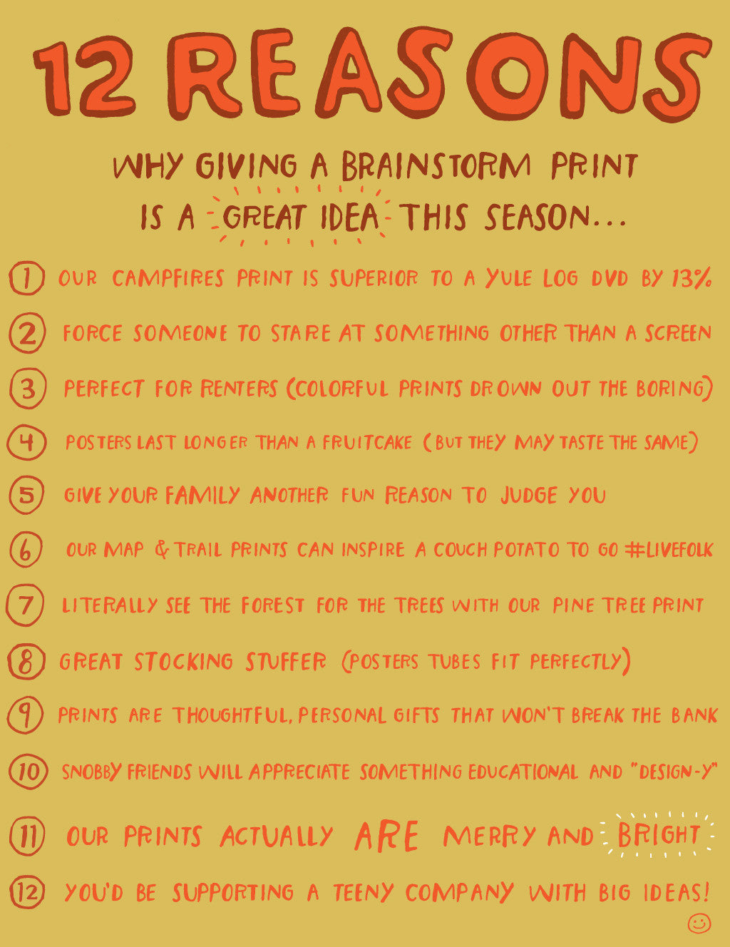 TWELVE REASONS