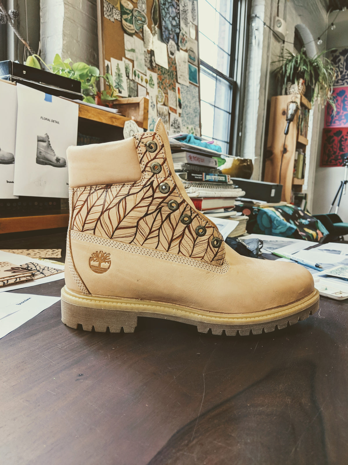 Briana Custom Boots for Timberland - Live Hand Finishing Events 