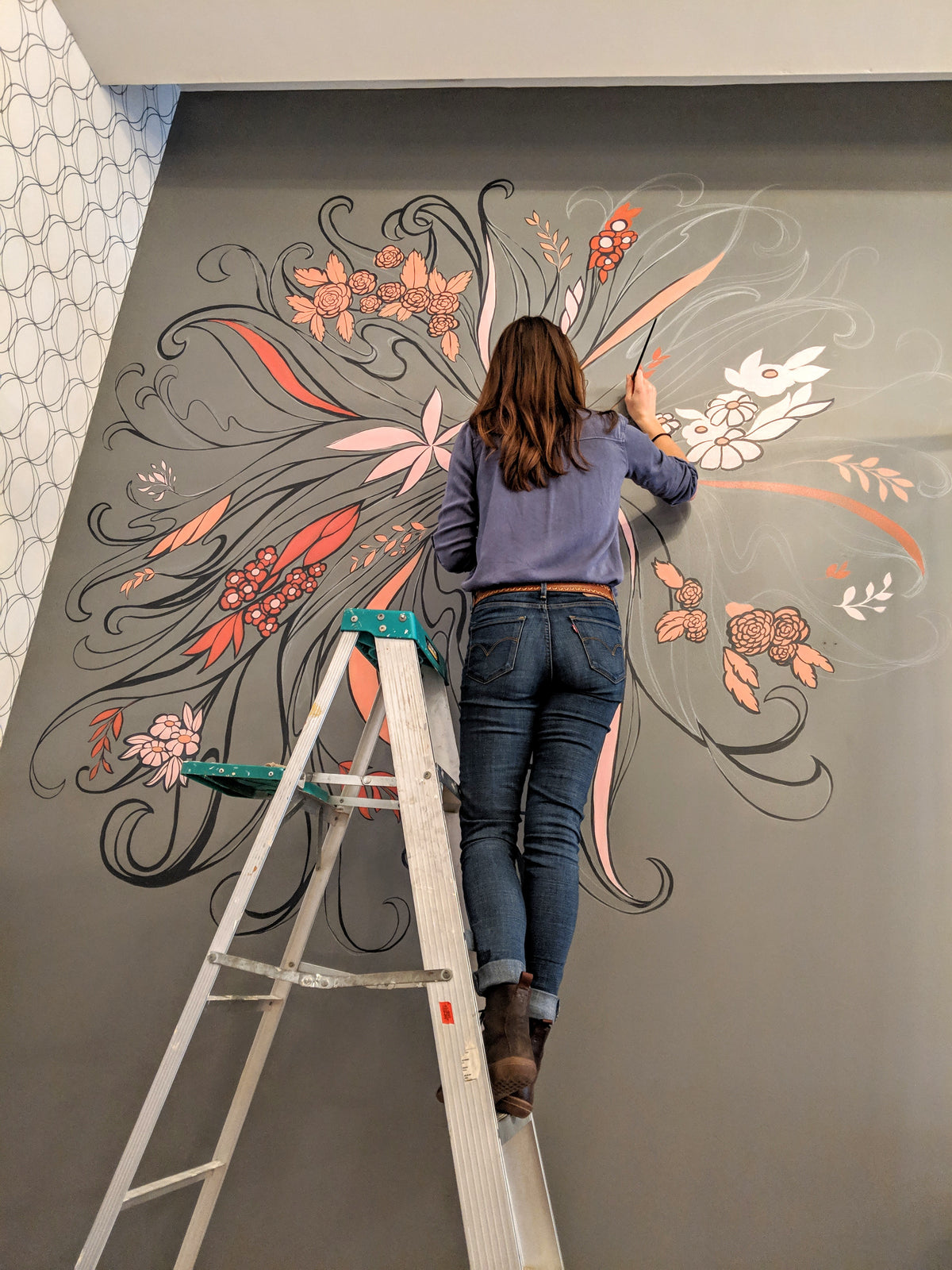 Insideout Beauty Studio Mural
