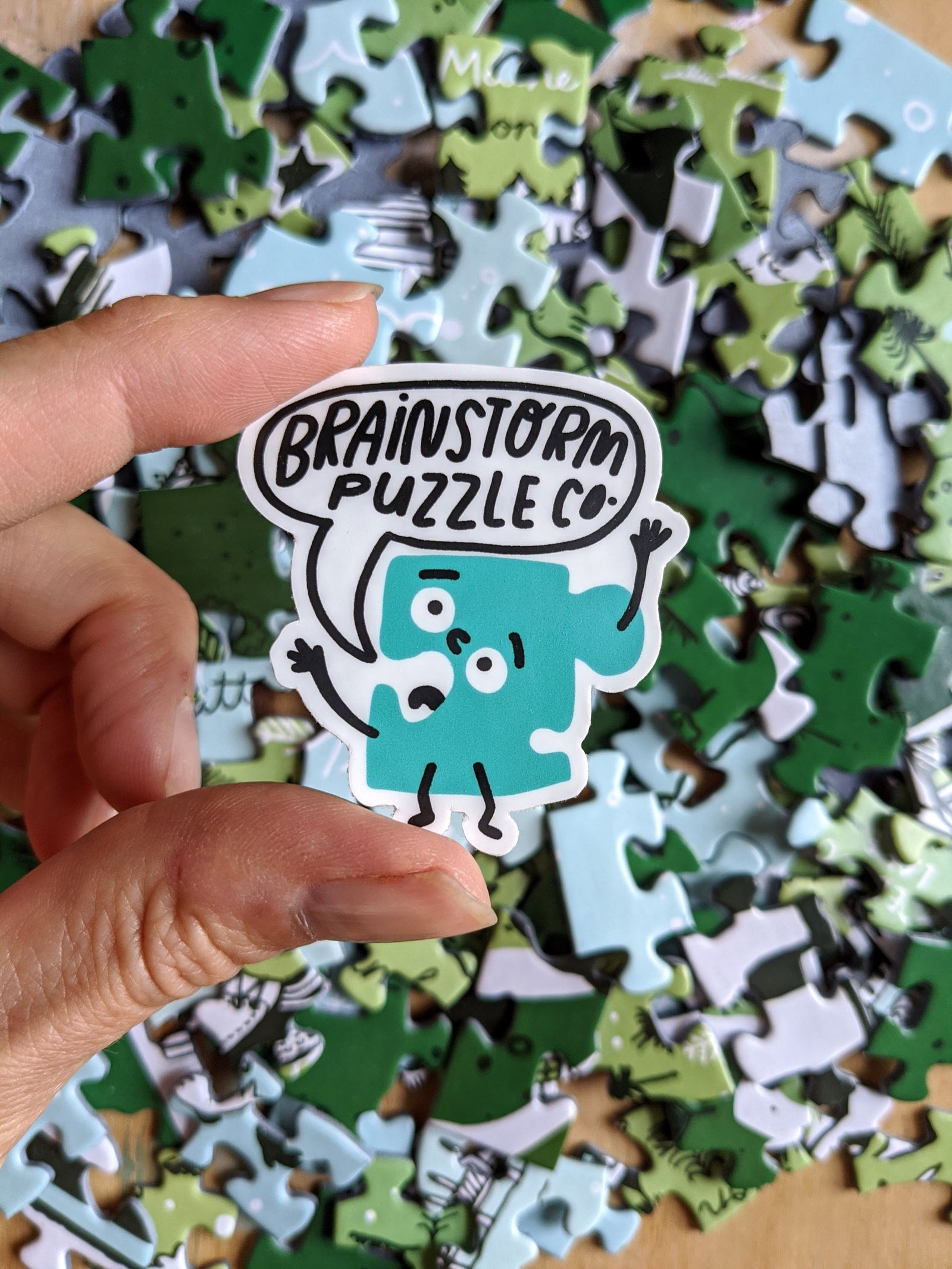 Brainstorm Puzzle Co Branded Stickers