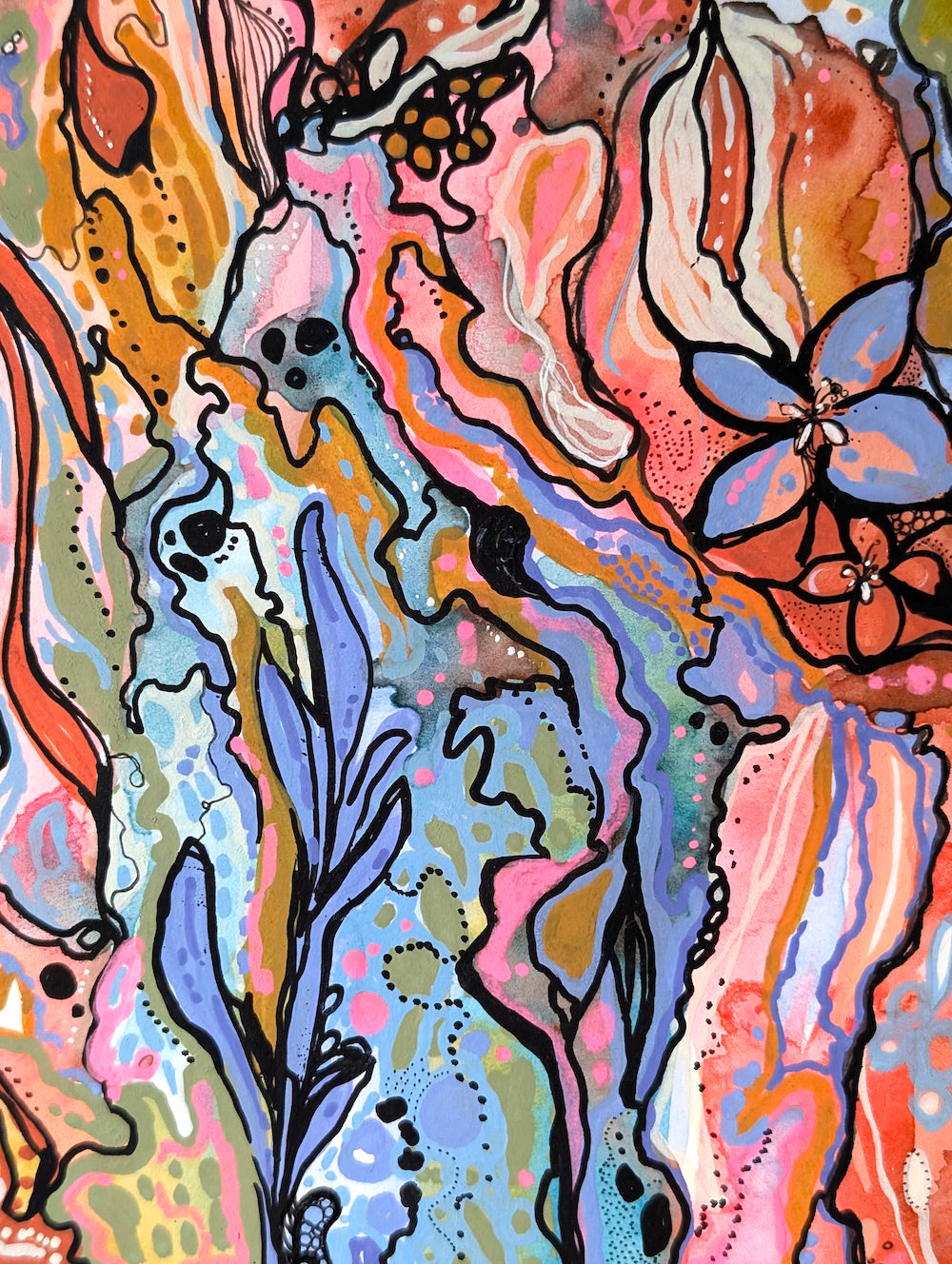 Amalgam - Original Painting by Briana Feola