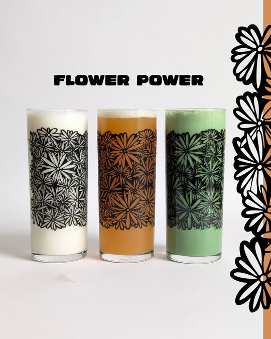Flower Power Glass