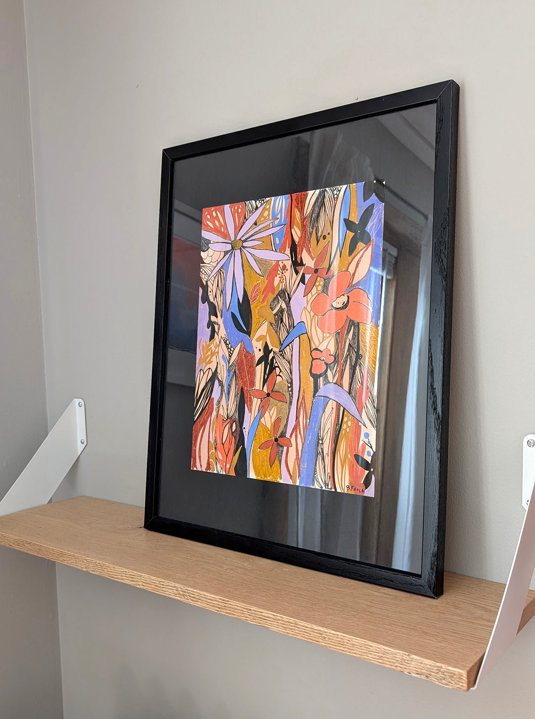 Grow Gardens original painting by Briana Feola 2