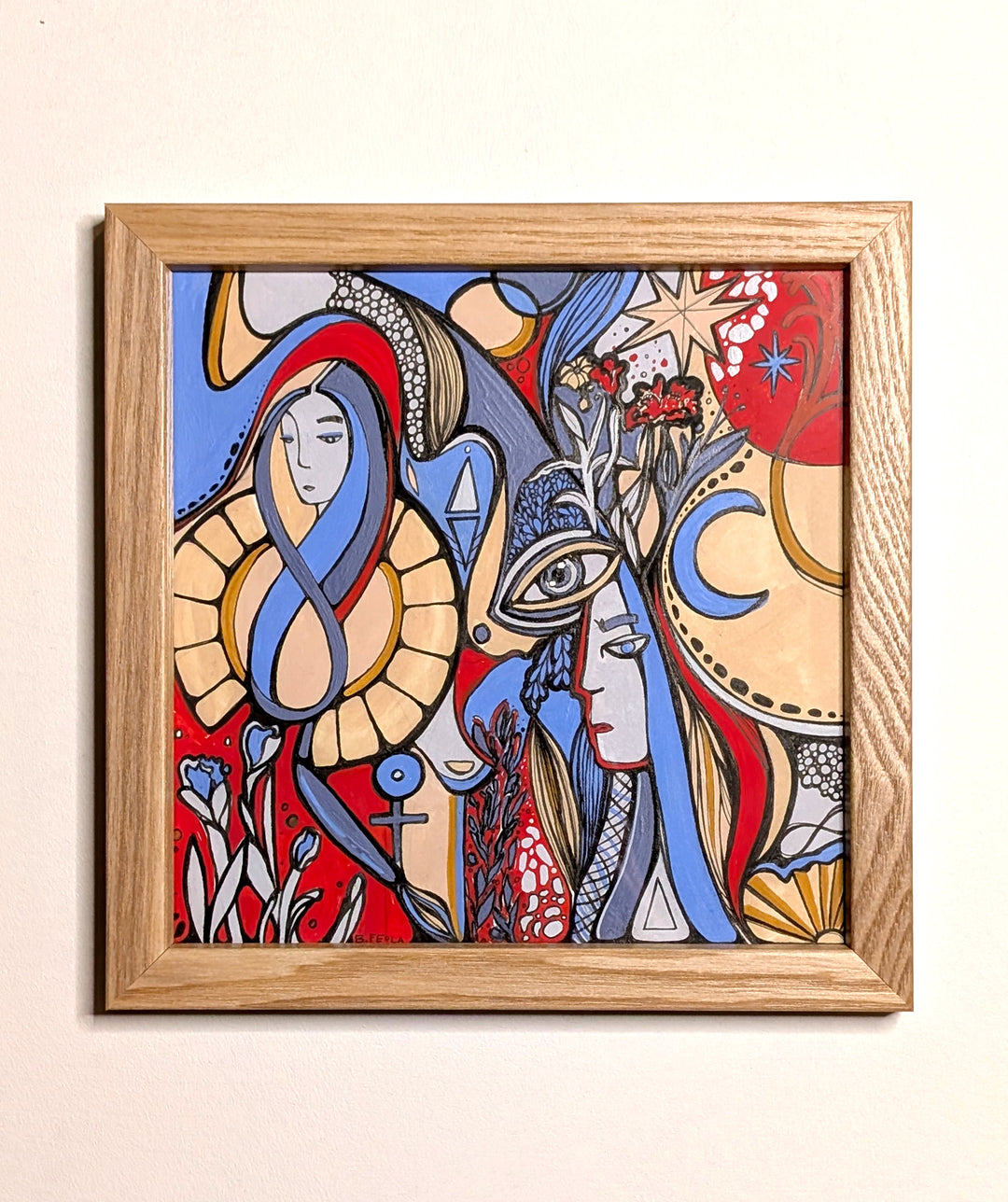 Hierophany Painting by Briana Feola 