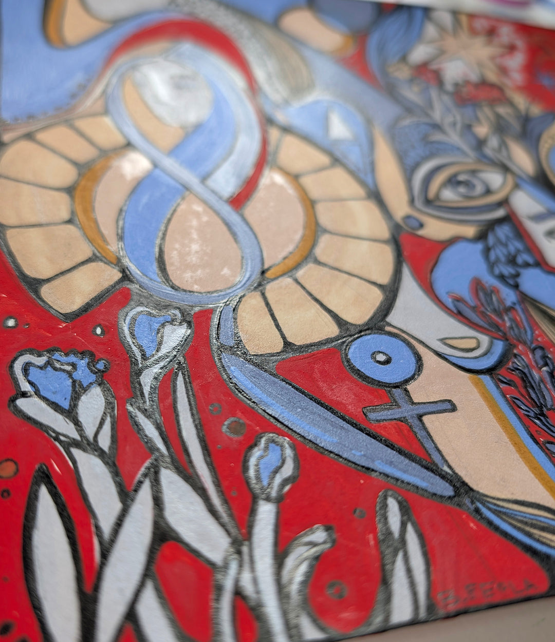 Hierophany Painting by Briana Feola