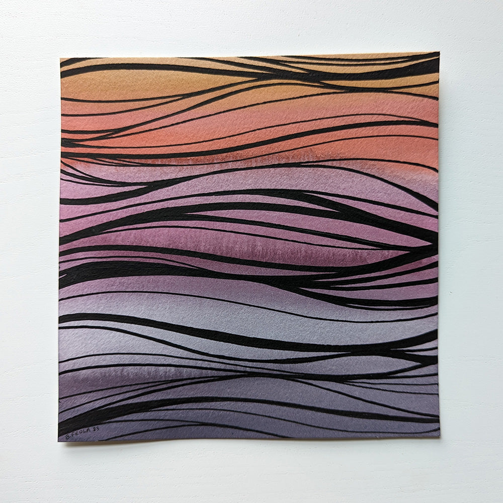 WAVELENGTH #2 - Original Painting by Briana Feola