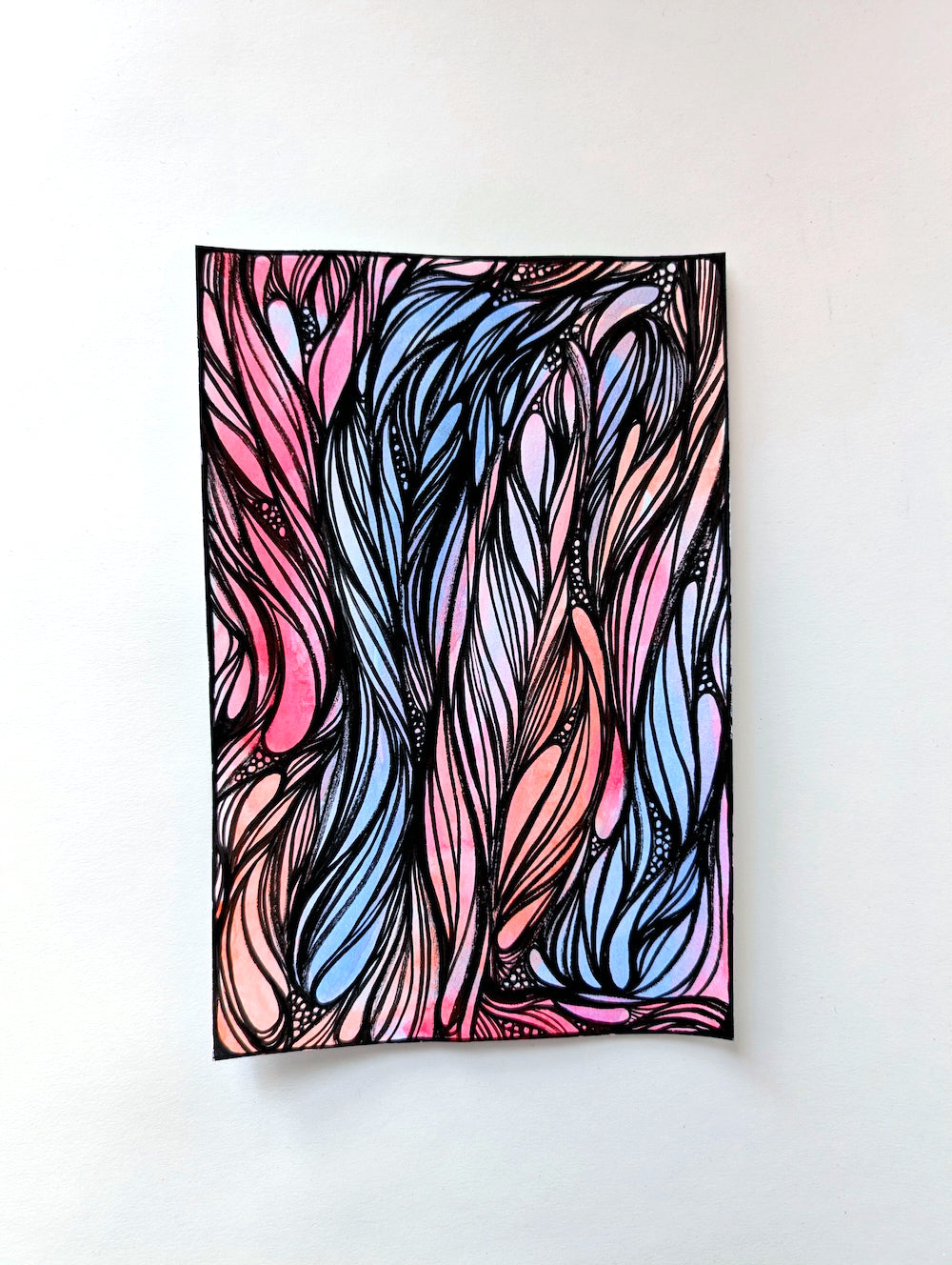 Neon Shapeshift - Original Painting by Briana Feola