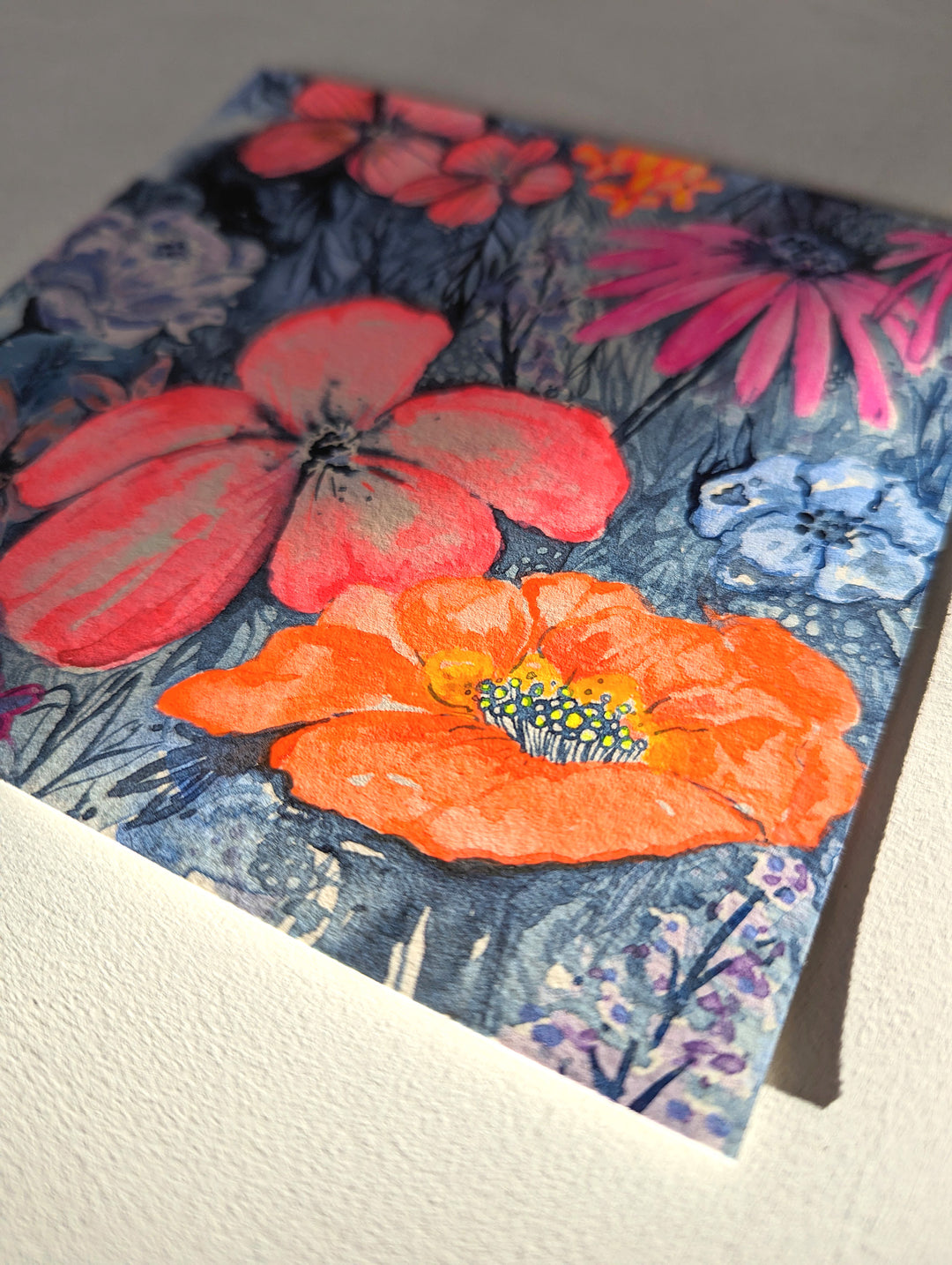 Original Floral Painting by Briana Feola