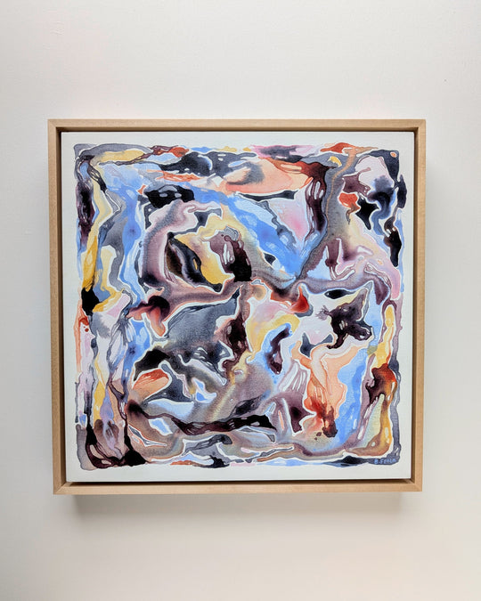 An Infinite Game, Acrylic on Panel by Briana Feola