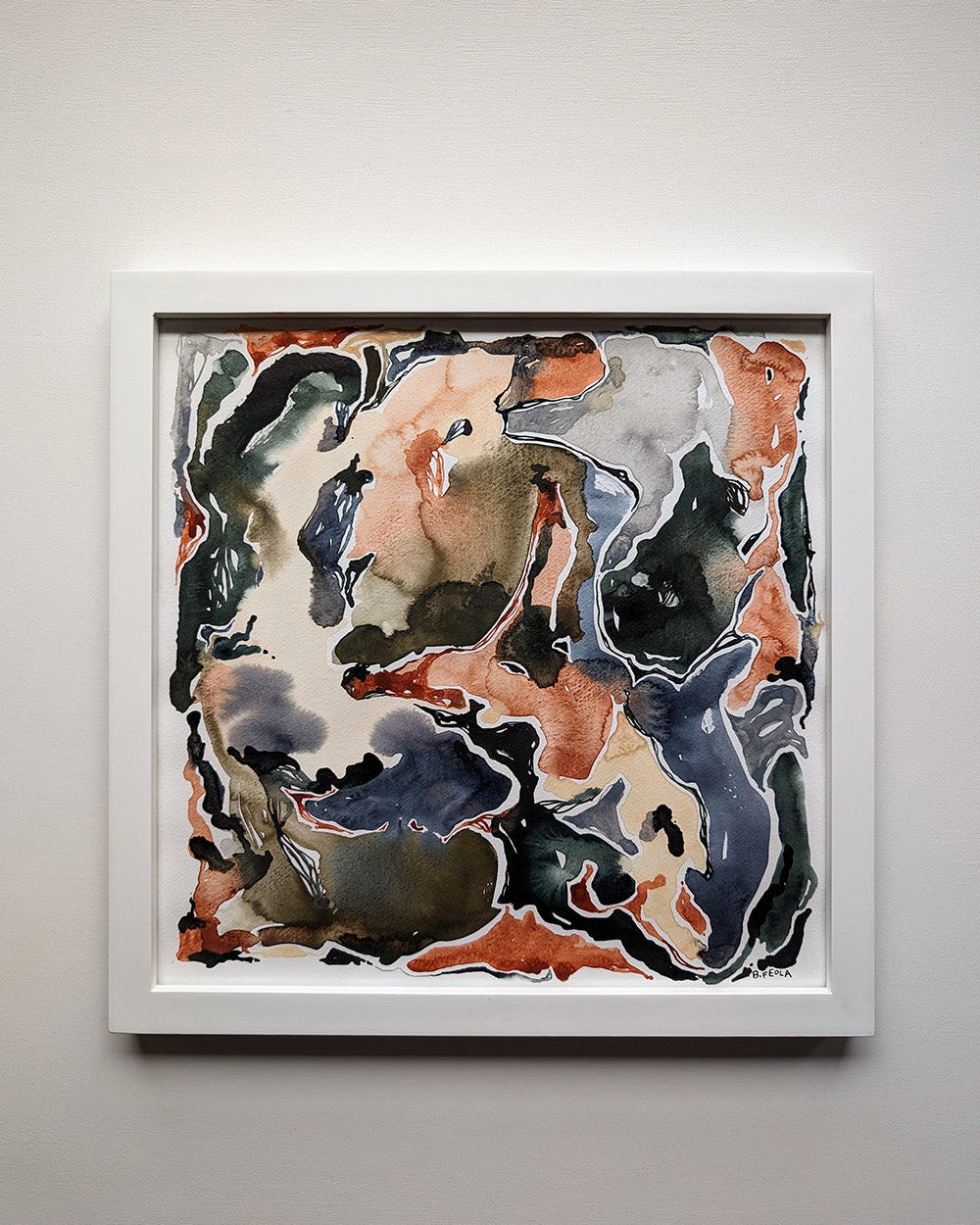 Original Painting by Briana Feola - Brainstorm 