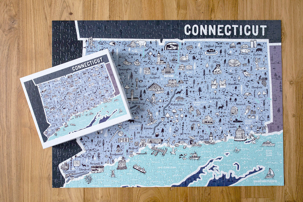 Connecticut Jigsaw Puzzle by Brainstorm