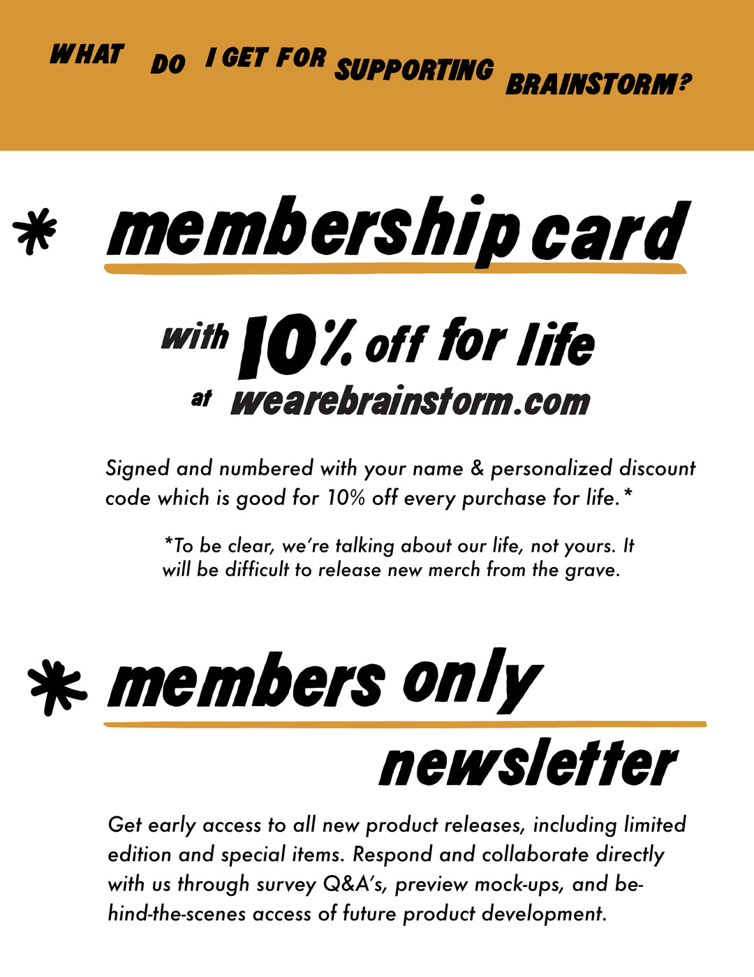 Brainstorm Golden Pencil Guild Memberships