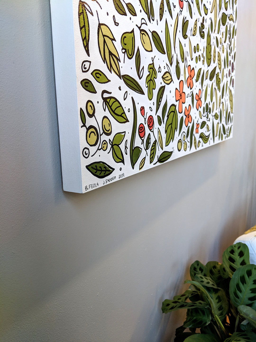 Wild Garden Wood Panel