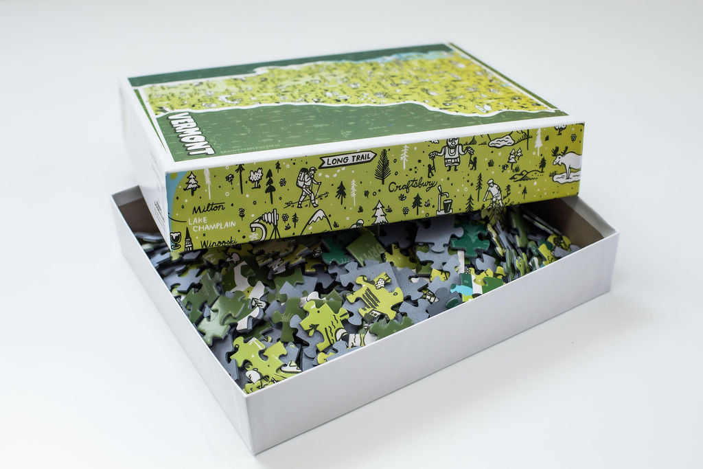 State of Vermont Jigsaw Puzzle by Brainstorm
