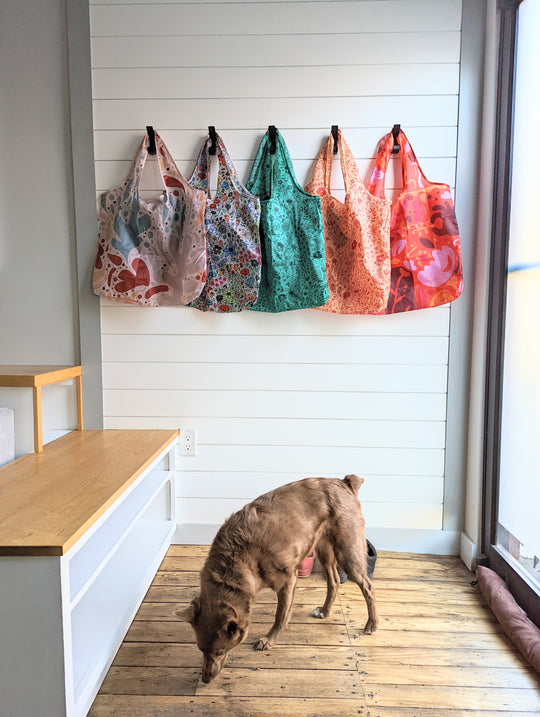 Cut Paper Reusable Tote by Brainstorm