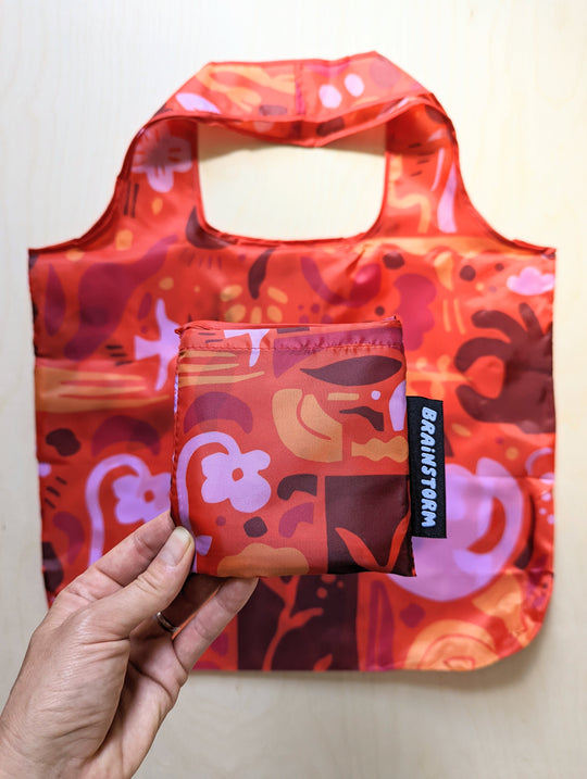 Cut Paper Reusable Tote by Brainstorm