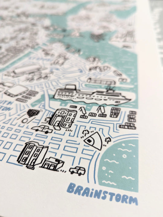 City of Boston Print