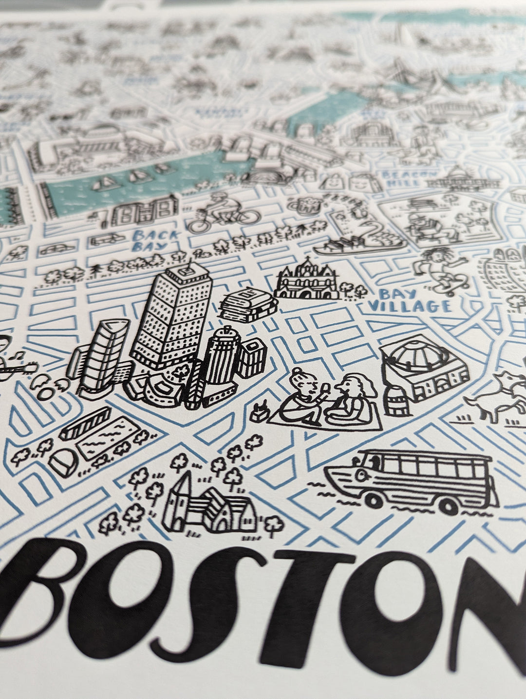 City of Boston Print