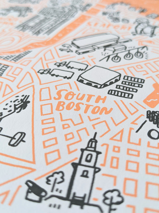 City of Boston Print