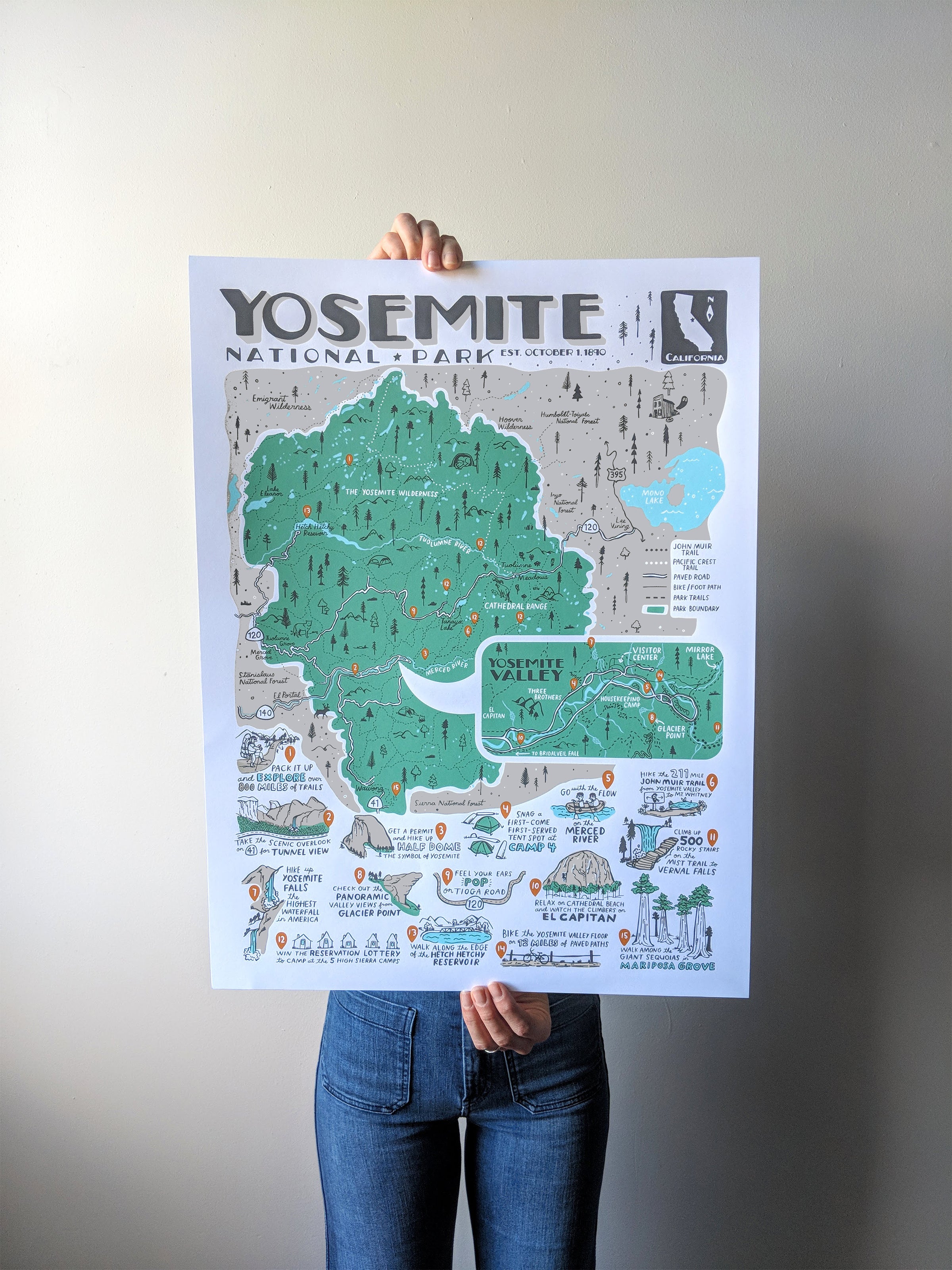 Yosemite Print by Brainstorm - Sales help support the Native American Rights Fund