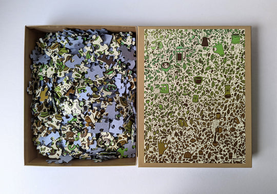 Coffee & Tea Jigsaw Puzzle by Brainstorm