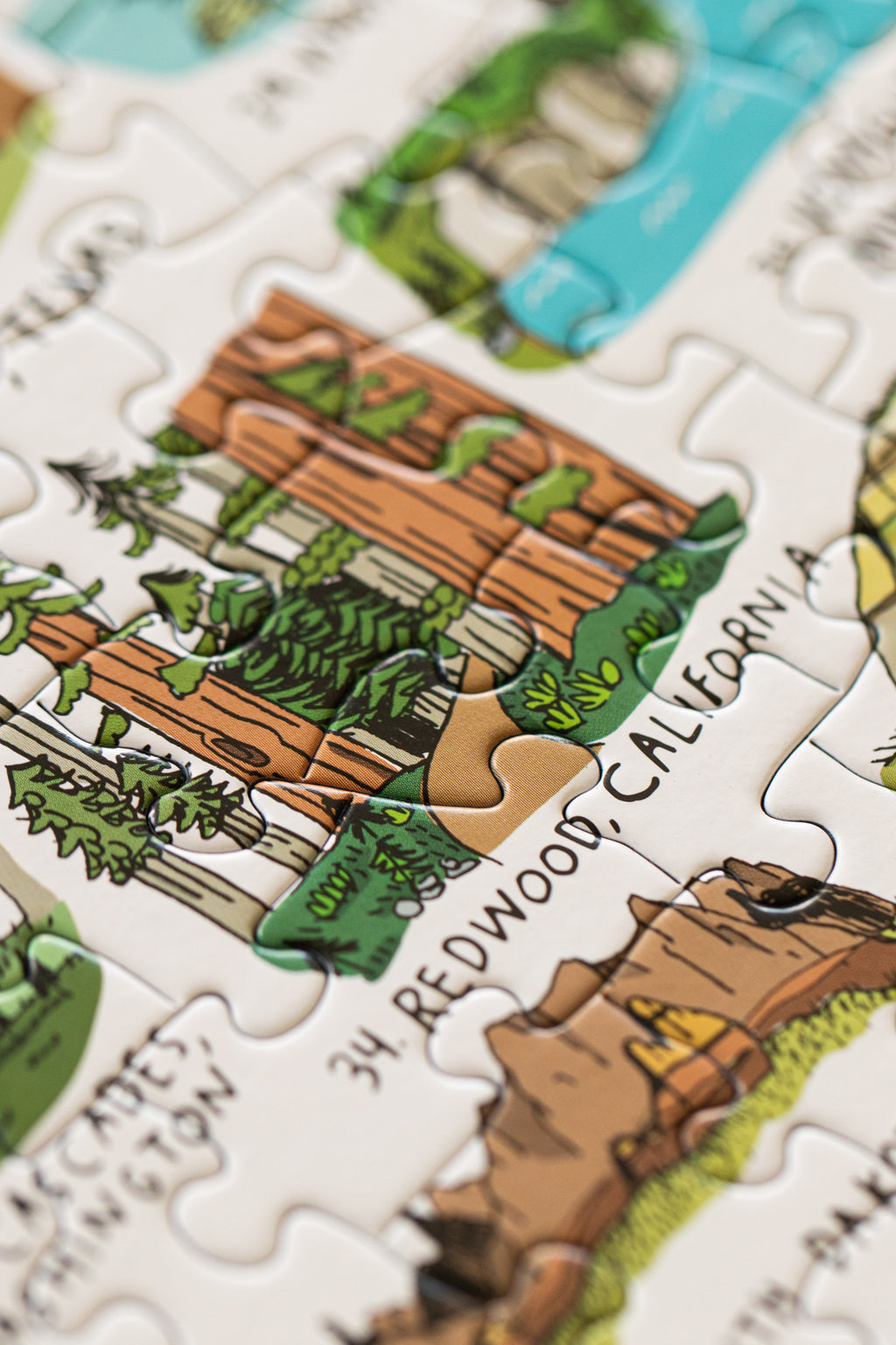 U.S National Parks Jigsaw Puzzle by Brainstorm