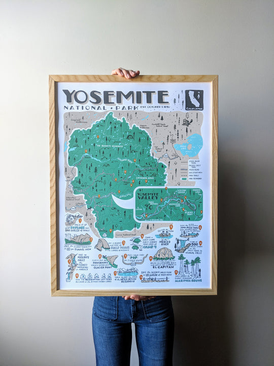 Yosemite Print by Brainstorm - Sales help support the Native American Rights Fund
